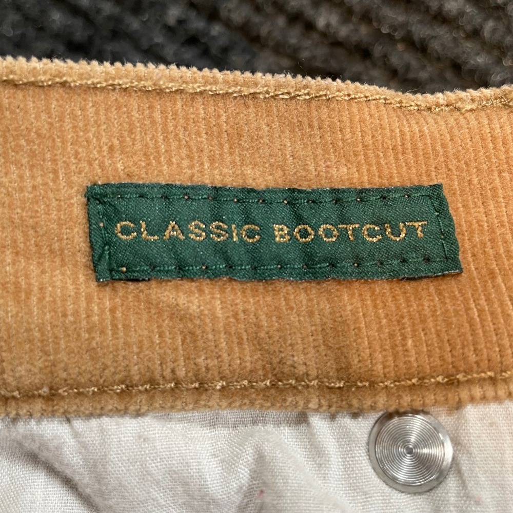 Lauren Ralph Lauren Tan Corduroy Classic Bootcut Pants Womens 2 Stretch Brown - Picture 5 of 10